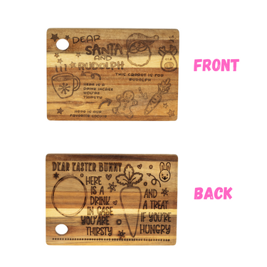 Santa or the Easter Bunny Treat Board - Unicorn Fart Productions